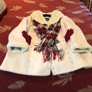 Winter coat cream colored